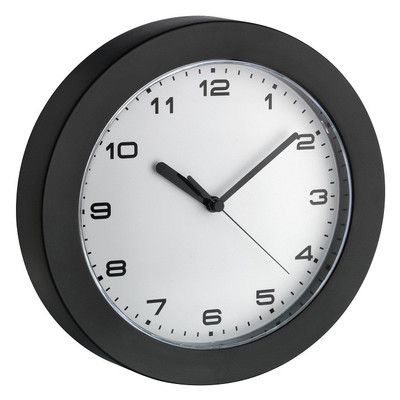 Wall Clock | WF London Clock, Contemporary Wall Clock, Round Halo, Black Ring, Contemporary Wall, Wall Clocks, Black Rings, Aluminum Wall, Timeless Pieces