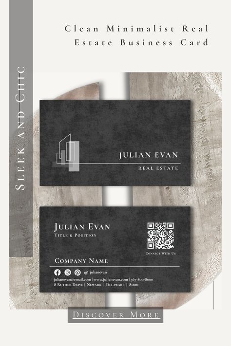 This minimalist business card design focuses on simplicity and clarity. The simple black and white monochrome color scheme creates a professional and timeless look. The subtle tower logo adds a touch of personality without overwhelming the design.  It is a perfect choice for mortgage brokers as well as real estate agent focusing on apartment market.  Discover different printing options from our zazzle store today. Real Estate Business Card Design, Minimalist Business Card Design, Tower Logo, Real Estate Agent Business Cards, Real Estate Business Card, Chic Business Card, Real Estate Business Cards, Money Hacks, Minimalist Business Cards