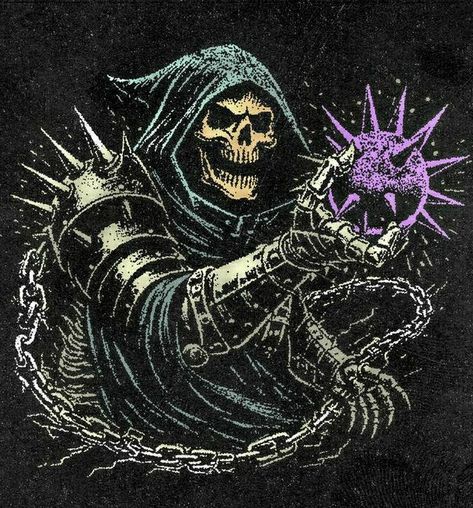 Skeleton Drawings, Mexican Culture Art, Pixel Art Background, Biker Art, Dark Art Drawings, Airbrush Art, Dark Art Illustrations, Fantasy Rpg, Grim Reaper