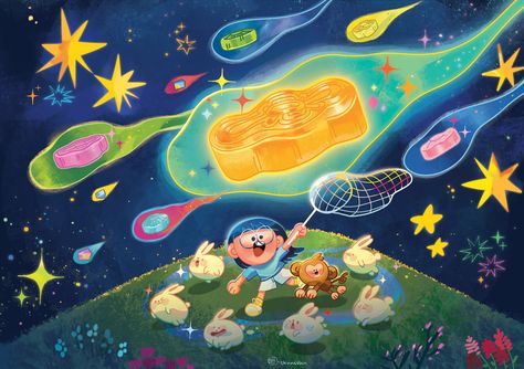 Mid-autumn Festival :: Behance Mid Autumn Festival Aesthetic, Mooncake Festival Illustration, Mid Autumn Festival Illustration, Mid Autumn Festival Poster, Festive Illustration, Festival Illustration, Snow Festival, 동화 삽화, Desain Buklet