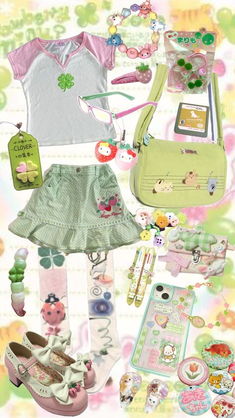 Juminocore Outfit Ideas, Juminocore Clothes, Igari Clothes, Heisei Retro Outfit, Juminocore Outfit, Igari Fashion, Kawaiicore Fashion, Fruits Fashion, Fem Clothes