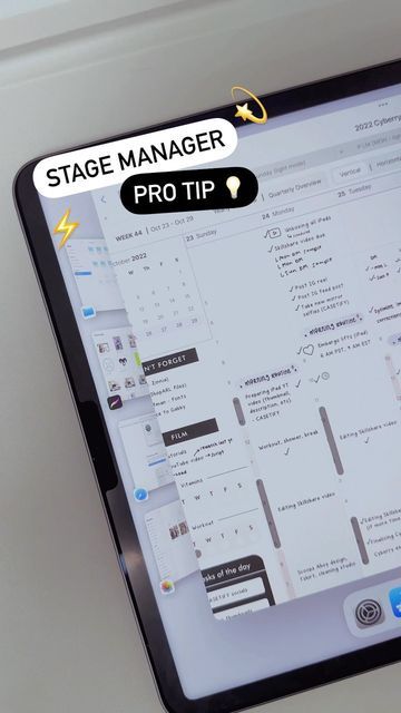 Stage Manager, Ipad Hacks, Notes Planner, Pro Tip, Digital Planning, Ipad Pro 12, Windows 11, Multi Tasking, Ipad Air