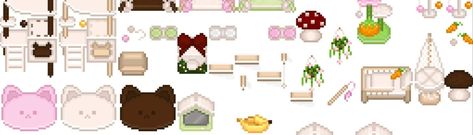 (cp)(cf)jiaojiao's pet room1.5 1.6 at Stardew Valley Nexus - Mods and community Stardew Valley Coquette, Stardew Valley Furniture, Furniture Kawaii, Stardew Valley Mods, Stardew Mods, Valley Game, Kawaii Games, Stardew Valley, Cozy Room