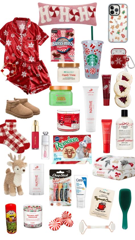 Cute Christmas Ideas For Kids, Cute Christmas Decor Ideas, Xmas List Ideas, Burr Basket, Christmas Essentials, Girly Christmas Gifts, Cute Christmas Ideas, Merry Christmas Baby, Christmas Basket