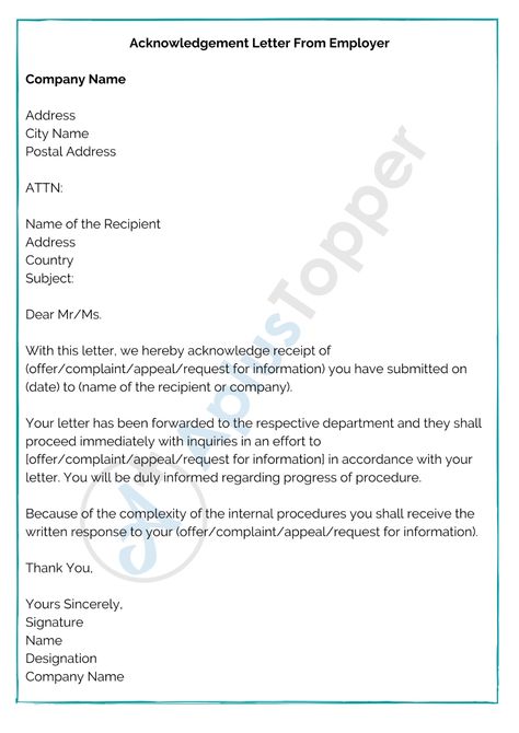 Acknowledgement Letter | Format, Samples, Template, How To Write Acknowledgement Letter? - A Plus Topper Acknowledgement Letter Sample, Steel Grill Design, Letter Writing Samples, Writing Samples, Confirmation Letter, Steel Grill, Resignation Letter, Job Interview Tips, Letter Format