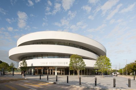 Cinema Museum, Auditorium Architecture, Curve Building, Circular Buildings, Building Envelope, Henning Larsen, Zaha Hadid Architects, Curved Walls, Ground Floor Plan