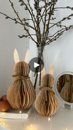 402K views · 33K reactions | DIY Easter Bunny 🐰

#easterdecor#easterbunny#diy#diyblog#diyblogger#easterdecoration#honeycomb#homedecor#diyhomedecor#diytutorial#tutorial#ukrainian#ukrainianblogger#рукоділля#eastercrafts#eastergifts#easterbunnies | Kateryna Skrypnyk | Andrea Vanzo · Valzer d'Inverno Diy Easter Bunny, Easter Paper Crafts, Paper Bunny, Fun Easter Crafts, Easy Easter Decorations, Easter Bunny Crafts, Easter Eggs Diy, Easter Bunny Decorations, Easter Decorations Outdoor