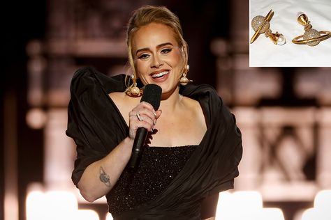 The Meaning Behind Adele's Saturn Schiaparelli Earrings from Her <em>One Night Only</em> Special Filthy Jokes, Adele Concert, Adele Adkins, Xavier Dolan, Jonah Hill, Vegas Shows, Renee Zellweger, Las Vegas Shows, Eddie Murphy