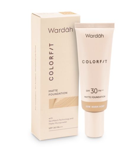 Wardah - Colorfit Matte Foundation Foundation Packaging Design, Applied Art, Cosmetic Packaging Design, Makeup Product, Matte Foundation, Applied Arts, Cosmetic Packaging, Liquid Foundation, Package Design