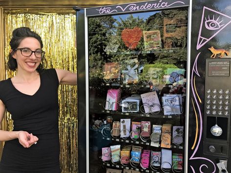 The Venderia Makes Portland’s Weirdest, Wildest Vending Machines. Here’s the Craziest Stuff It’s Ever Put in Them. Crystal Vending Machine, Fun Vending Machine Ideas, Repurposed Vending Machine, Fancy Vending Machine, Unique Vending Machine, Vending Machine Ideas Products, Unique Vending Machine Ideas, Vending Machines Aesthetic, Cool Vending Machine Ideas