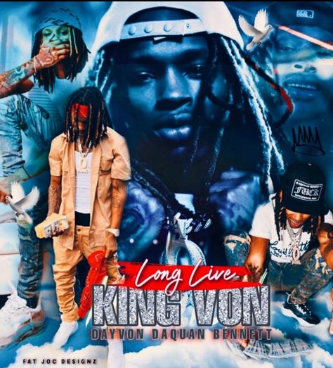 O Block Chain, King Von O Block, King Von Album Wallpaper, King Von Dark Wallpaper, King Von Collage Wallpaper, Lil Durk King Von Wallpaper, King Von Grandson Album Cover, King Von Shirt Off, Von Wallpaper