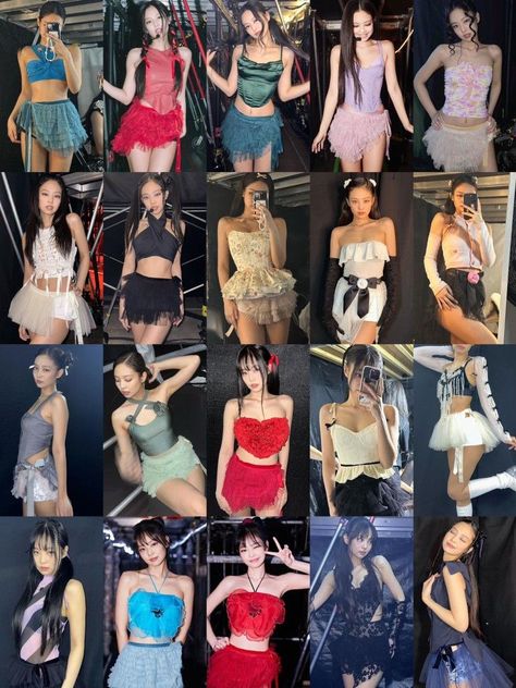 Jennie Me And You Outfit, Blackpink Jennie You And Me Outfit, Jennie Kim You And Me Outfits, Jennie Outfits 2023, You And Me Outfit Jennie, Jennie Kim Performance Outfits, Jennie Moonlight Outfit, K Pop Outfits Black Pink, Kpop Idols Concert Outfit