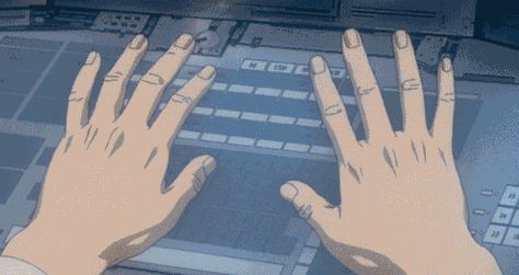 New party member! Tags: keyboard typing fingers ghost in the shell Mamoru Oshii, Kindle Publishing, In Gif, Cyberpunk Aesthetic, Hand Type, Ghost In The Shell, Moving Image, Cool Animations, Trending Memes