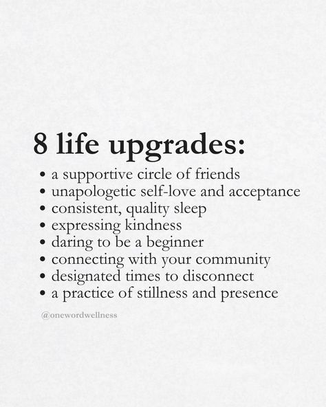 8 ways to upgrade your life 🙏🏼⁠ ⁠ When you surround yourself with people who inspire you, focus on self love, and protect your… | Instagram Focus On Self, Upgrade Yourself, Surround Yourself With People Who, Surround Yourself With People, Upgrade Your Life, Lewis Howes, Vision Board Photos, Surround Yourself, Self Development