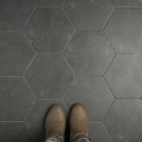 Foyer Tile, Shower Boys, Entryway Tile, Side Entrance, Bathroom Floors, Modern Renovation, Gray Bathroom, Farmhouse Master, Merola Tile