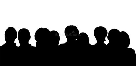 Silouttes Of People, Theatre Silhouette, Audience Silhouette, Free Stock Photos People, Silhouette Of People, Group Painting, Goodnotes Cover, People Silhouette, Ward Christmas Party