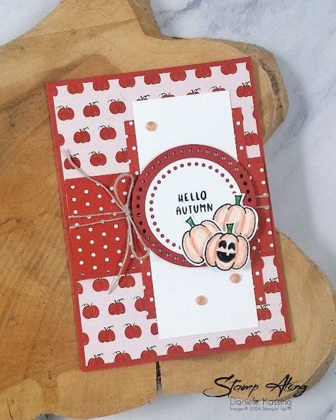 Stampin' Up! Choose Happy 9 December, Pumpkin Cards, 10 December, Hand Made Greeting Cards, Happy Cards, Making Greeting Cards, Cool Sketches, Choose Happy, Fall Cards