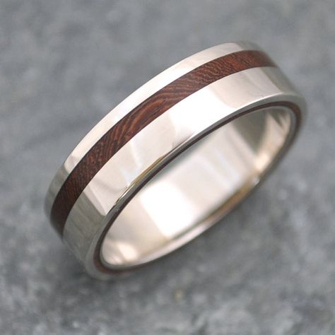 Equinox Nacascolo Wood Ring with Recycled Silver - ecofriendly wedding band… Wood Wedding Ring Mens, Wood Rings Women, Wooden Wedding Ring, Wood Wedding Ring, Wood Wedding Band, Ring Man, Antique Engagement Ring, Eco Friendly Wedding, Wood Ring