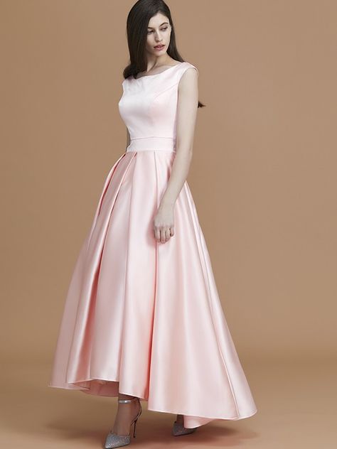 A-Line/Princess Bateau Sleeveless Asymmetrical Ruffles Satin Bridesmaid Dresses - Full Colors Bridesmaid Dresses - Bridesmaid Dresses - Hebeos Online, Spring, Summer, Fall, Winter, Satin, Bateau, A-Line/Princess, Sleeveless, Ruffles, Natural, Zipper, Asymmetrical, hebeos.com Elegant Bridesmaid Dresses, Bridesmaid Dresses Online, Evening Dresses Cocktail, Satin Bridesmaid Dresses, Junior Bridesmaid Dresses, Long Bridesmaid Dresses, Wedding Bridesmaid Dresses, Junior Dresses, Cheap Dresses