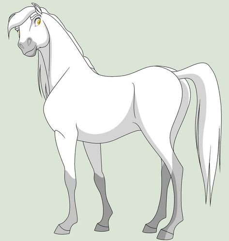 Stallion Horses Art, Horse Base, Horse Spirit Animal, Horse Art Ideas, Spirit Drawing, Horse Template, Spirit Stallion Of The Cimarron, Realistic Animal Drawings, Spirit The Horse