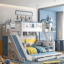 Kids Bed With Slide, Modern Bunk Beds, Bunk Bed With Slide, Cool Kids Bedrooms, Modern Kids Bedroom, Boy Bedroom Design, Fun Furniture, Bunk Bed Designs, Kids Bedroom Inspiration