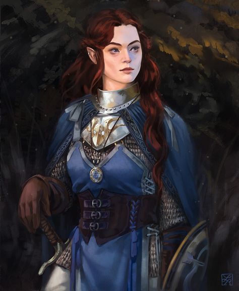 Life Is An Echo, Dnd Elves, Half Elf, Female Elf, Fantasy Races, Dungeons And Dragons Characters, Dnd Art, Hair Down, Fantasy Rpg