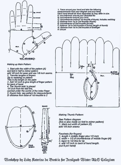 Leather Gloves Pattern, Glove Pattern, Gloves Pattern, Etsy Diy, Pola Sulam, Costume Patterns, Pattern Drafting, Leather Projects, Leather Pattern