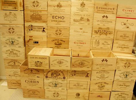 I Want Wine Crates: Finding Wood Crates For Free Or Cheap Other Pallet ProjectsPallet Home Accessories Wine Crate Decor, Wooden Crate Furniture, Wine Crates, Wood Wine Box, Pallets For Sale, Beer Crate, Wine Boxes, Wooden Wine Boxes, Crate Shelves