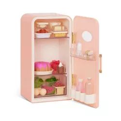 Our Generation Doll Storage, American Doll Accessories, Our Generation Doll Accessories, Kitchen Set Up, Play Food Set, American Girl Accessories, Barbie Doll Set, Removable Shelves, American Girl Doll Accessories