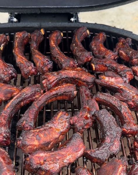 Rib Appetizer Recipes, Party Ribs On Pellet Grill, Appetizer Ribs, Party Ribs, Bbq Chicken Dip, Bbq Snacks, Blueberry Protein Pancakes, Smoker Recipes Electric, Minute Steaks