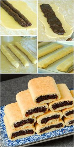 Barfi Sweet, Fig Newton Recipe, Homemade Fig Newtons, Fig Dessert, Apricot Preserves, Fig Newtons, Fig Recipes, Crinkle Cookies, Biscuit Cookies