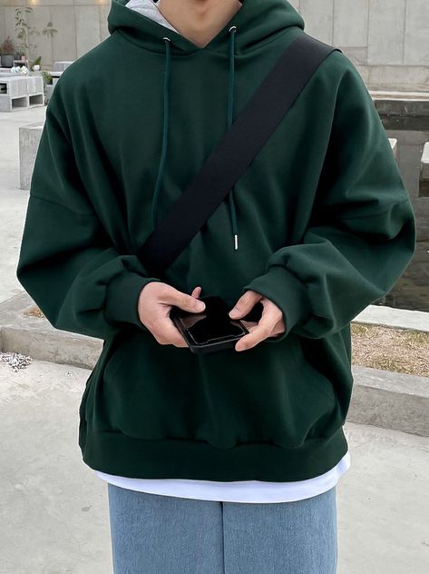 Hoodie Man Aesthetic, Dark Green Hoodie Outfit Men, Green Aesthetic Men, Nick Nelson Outfit Ideas, Green Sweatshirt Outfit Men, Green Hoodie Outfit Aesthetic, Dark Green Hoodie Outfit, Green Hoodie Outfit Men, Casual Outfits Hoodie