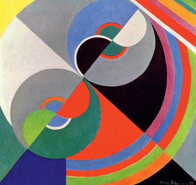 Sonia Delaunay, Rhythm Colour no. 1076, 1939. Robert Delaunay, Sonia Delaunay, Blog Art, Stem Challenges, Art Making, Georges Braque, Kids Ideas, School Art, Strong Colors