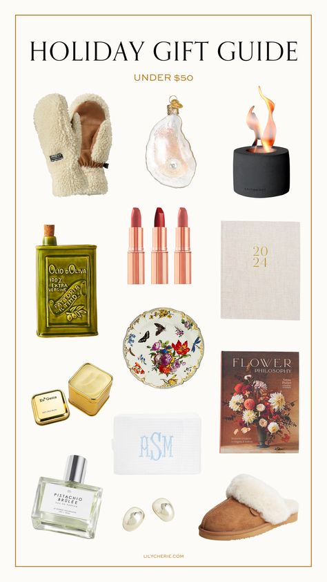 100 Best Gifts for Her That Are $50 or Under Francophile Gifts, Best Gifts Under 50, Xmas Gift Guide, Girly Christmas Gifts, Luxury Birthday Gifts, Affordable Christmas Gifts, Beauty Gift Guide, Budget Friendly Gift, Whimsical Gifts