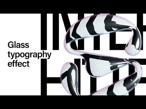 Creating glass typography in Photoshop and Illustrator in 3 minutes - YouTube Typography Tutorial Illustrator, Glass Typography, Glass Photoshop, Poster Tutorial, Photoshop Typography, Typography Tutorial, Illustrator Typography, Typography Design Tutorial, Text Tutorial