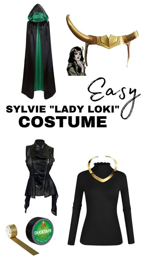 East DIY Marvel Themed Costumes for Halloween Using Regular Clothes All Things with Purpose Sarah Lemp 1 Diy Avengers Costume For Women, Lady Loki Costume Diy, Marvel Womens Costume, Loki Cosplay Female Diy, Loki Diy Costume Women, Diy Sylvie Costume, Loki Halloween Costume Women Diy, Easy Loki Costume, Marvel Villains Costumes