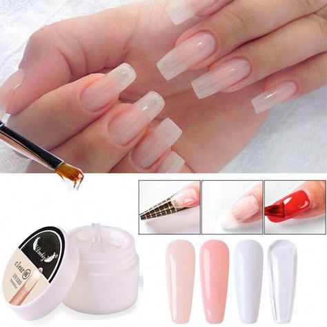 Find many great new & used options and get the best deals for Soak Off UV Nail Builder Glue Crystal Gel Quick Extension Manicure DIY Art New * at the best online prices at eBay! Free shipping for many products! Gel Extension Nails, Acrylic Nails Natural, Extension Nails, Nail Pen, Gel Nail Extensions, Nail Art Gel, Gel Extensions, Nail Art Pen, Uv Nails