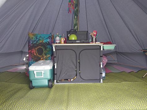 TENTS | Life Under Canvas 5m Canvas Bell Tent Review Tent Interior Ideas, Bell Tent Interior Ideas, Camping Setup Ideas, Bell Tent Interior, Yurt Life, Tent Interior, 5m Bell Tent, Bell Tent Glamping, Camping Setup