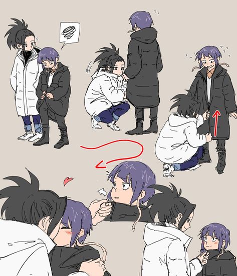 Jiro X Momo, Momo Jirou, Momo X Jirou, Yuri Comics, Dik Dik, Kyoka Jiro, Bakugou Manga, Lesbian Art, Yuri Manga