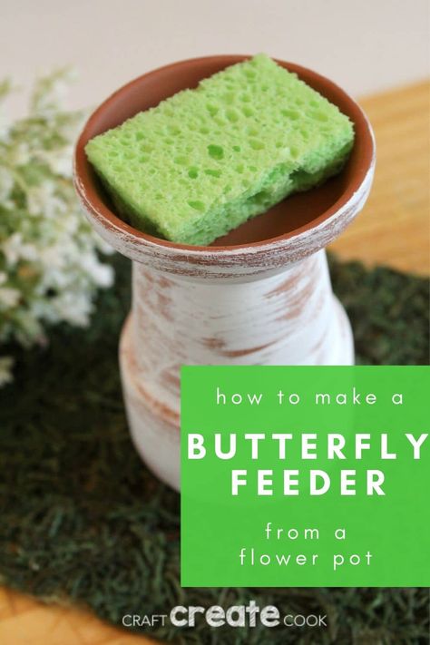 Butterfly Nectar, Butterfly Food, Butterfly Feeders, Diy Garden Decor Projects, Painted Flower Pot, Backyard Birds Feeders, Backyard Birds Sanctuary, Butterfly Feeder, Butterfly Garden Plants