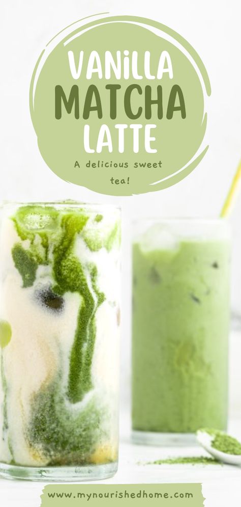 Iced Strawberry Matcha Latte, Matcha Foam, Whipped Matcha, Vanilla Matcha Latte, Matcha Water, Strawberry Matcha Latte, Matcha Tea Recipes, Matcha Drink Recipes, Matcha Tea Latte