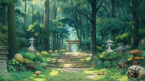 Ghibli Forest Background, Green Desktop Background Aesthetic, Pc Wallpaper Nature Desktop Wallpapers, Desktop Wallpaper Hd 1080p Laptop Aesthetic Studio Ghibli, Laptop Wallpaper Scenery, Pc Wallpaper Green Aesthetic, Green Pc Background, Ghibli Wallpaper Aesthetic Desktop, Ghibli Landscape Scenery