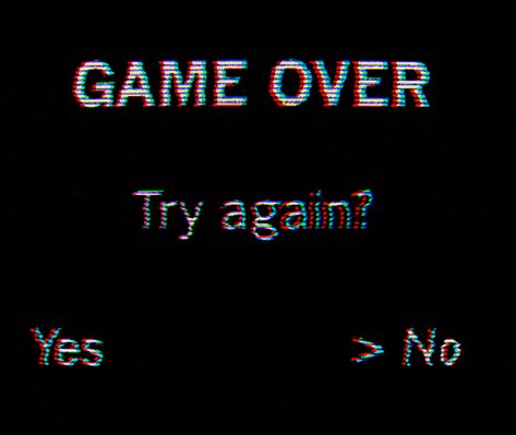 Uh Oh Bad Decision Mark, Game Over Gif, Ada Name, Gaming Edits, Game Gif, Aesthetic Gifs, Black Banner, Banner Gif, Aesthetic Gif