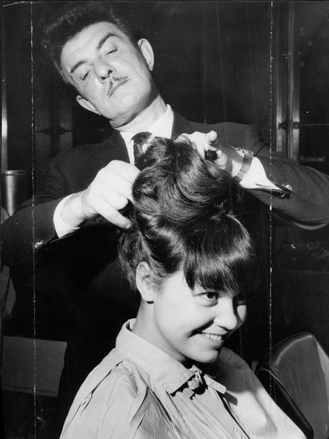 Mr. Teazie Weazie a.k.a. Raymond Bessone Hair Stylist Pictures, Stylist Pictures, Famous Hairdressers, Vintage Beauty Salon, French Pleat, Vidal Sassoon, Celebrity Stylist, Salon Suites, Moustaches