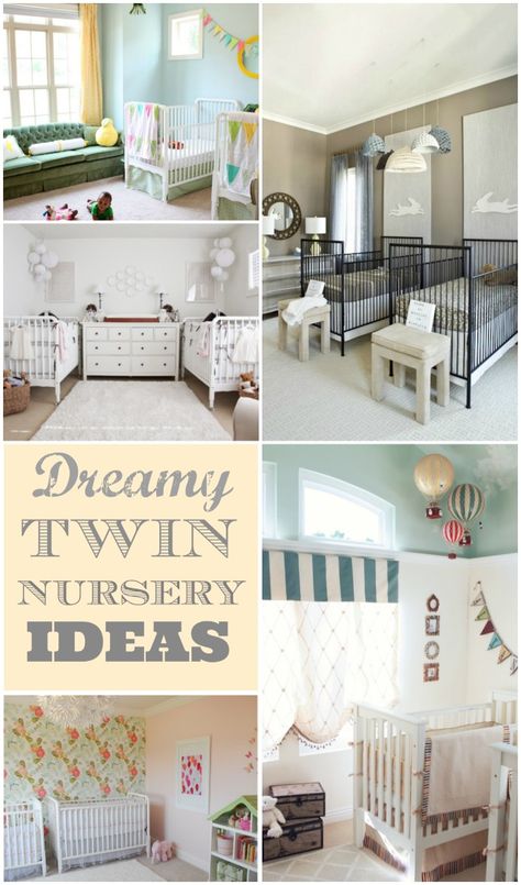 Dreamy Twin Nurseries - lots of beautiful ideas! #twins Twin Nursery Ideas, Twin Nurseries, Twin Nursery Room, Twin Nursery, Children Health, Baby Furniture Sets, Twin Pregnancy, Beautiful Nursery, Baby Room Design