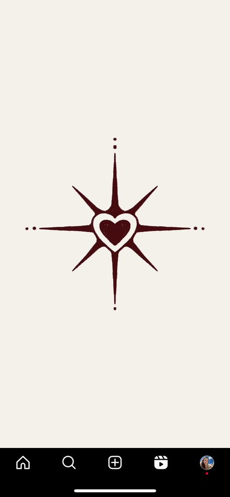 Heart Spikes Tattoo, Spiky Heart Tattoo, Circle Tattoo, Icon Ideas, Sun Tattoo, Hand Embroidery Art, Hand Tattoo, Star Tattoos, Heart With Arrow