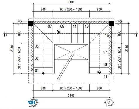 Staircase Layout, Gehry Architecture, Stair Design Architecture, 2bhk House Plan, Staircase Railing Design, Stairs Design Interior, Bungalow Floor Plans, Elevator Design, Civil Engineering Design