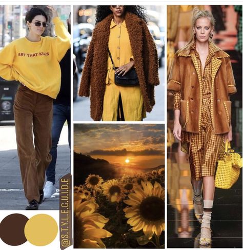 Mustard Pants Outfit, Yellow Blazer Outfit, Mustard Yellow Outfit, Mustard Blazer, Mustard Pants, Brown Outfits, Colour Combinations Fashion, Yellow Clothes, Color Combos Outfit