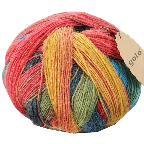 PRICES MAY VARY. Fiber:55% Merino Wool 45% nylon Each ball :3.5oz/550yd,100g Recommended hook ≈ 1.5-2.0 mm This wool is single and double strand, which can be used to weave socks, hats, shawls, etc. it can be used in single strand or double strand according to your needs. It is soft and does not stimulate the skin. It has gorgeous colors and rich colors. The color of each surface may be different from that of the photos. This cashmere yarn is suitable for crocheting socks, shawls, coats and wind Crocheting Socks, Quick Knitting Projects, Crochet Socks, Cashmere Yarn, Easy Knitting Patterns, Easy Knitting, Rich Colors, Knitting Crochet, Knitting For Beginners