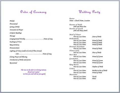 Bulletin Template: Simply Elegant II Wedding Bulletins, Wedding Party List, Wedding Checklist Budget, Small Wedding Party, Party List, Event Planning Tips, Wedding Expenses, Inexpensive Wedding Venues, Scripture Reading